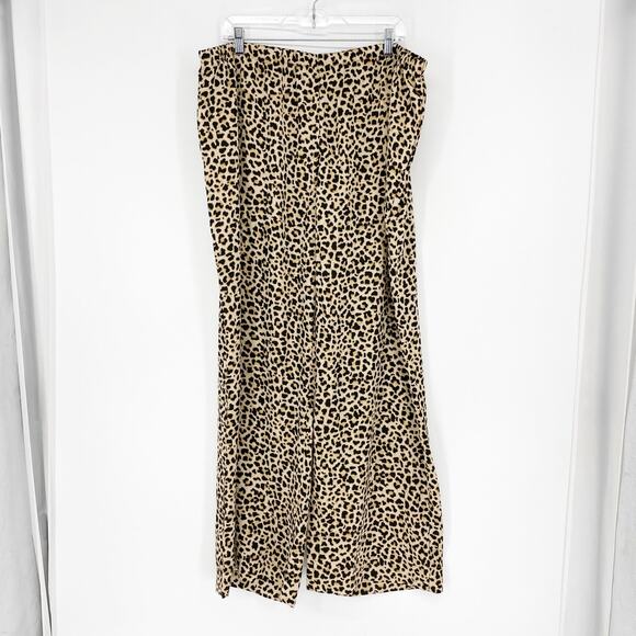 A New Day High Waisted Leopard Pants Size 1X - Picture 1 of 9